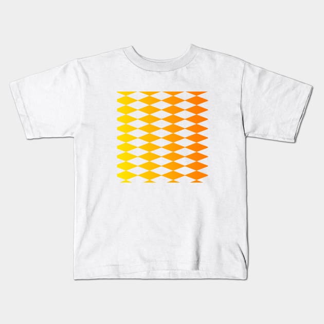 Golden pattern Kids T-Shirt by nabilhaj